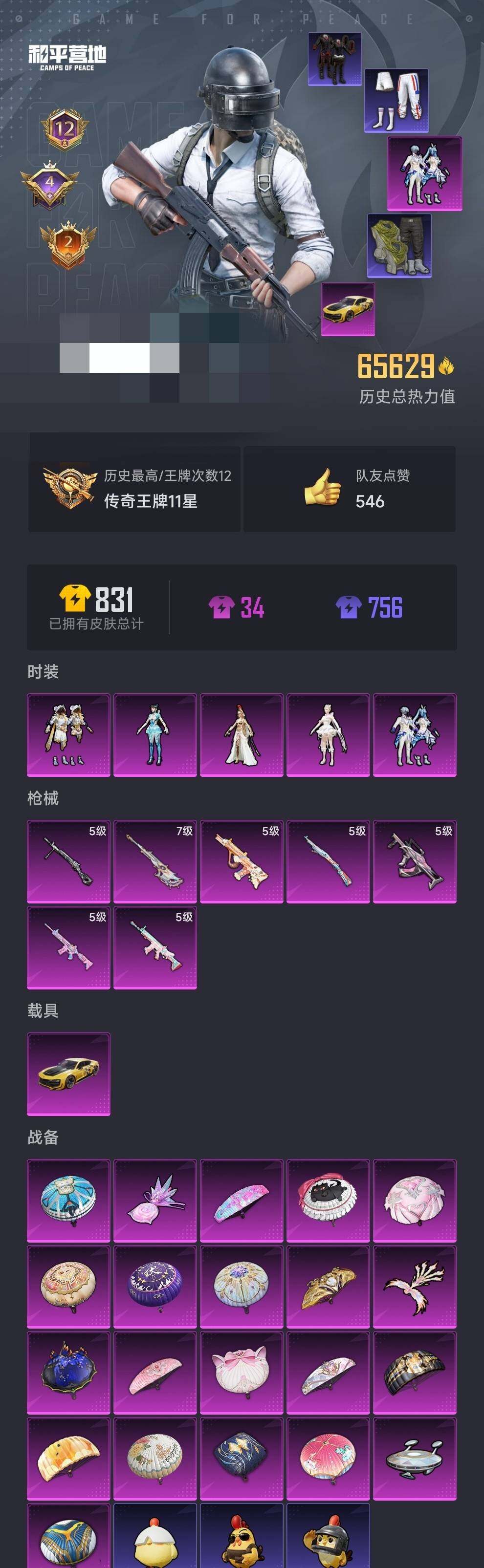 HPEY3439680和平精英账号详情图21