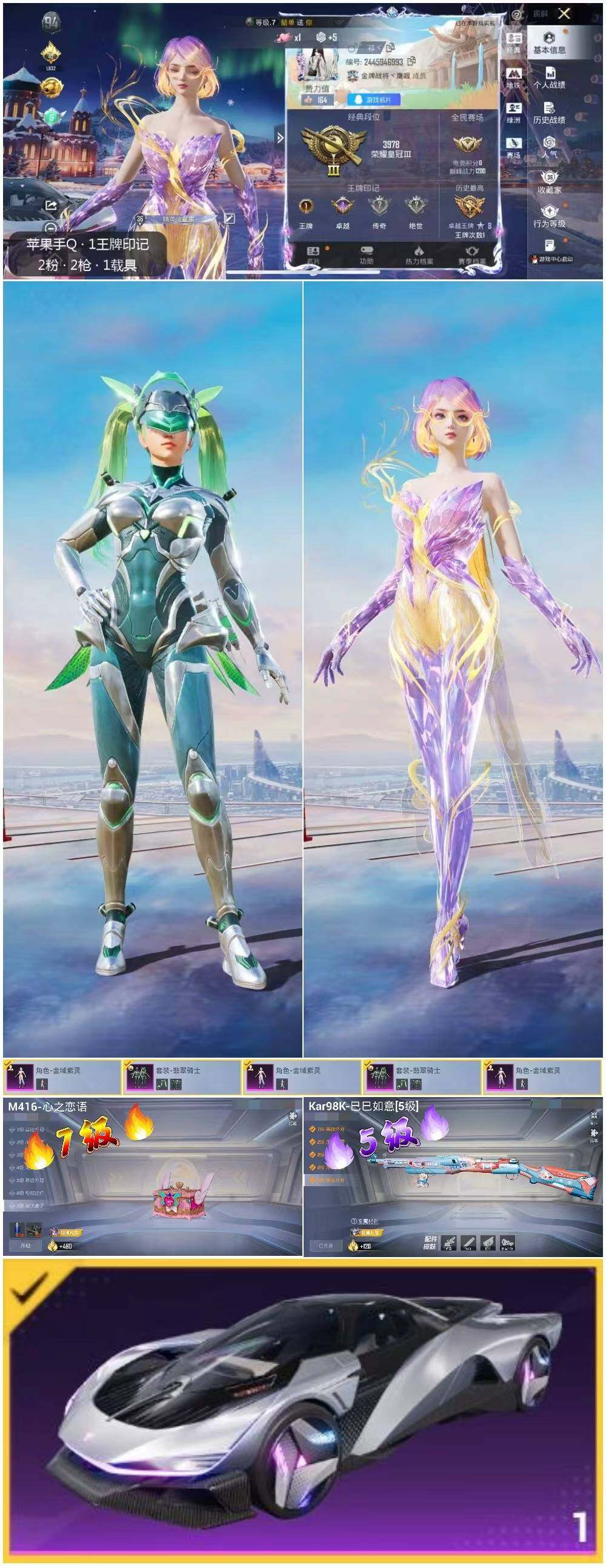 HPLX3440592和平精英账号详情图2 HPLX3440592和平精英账号详情图2