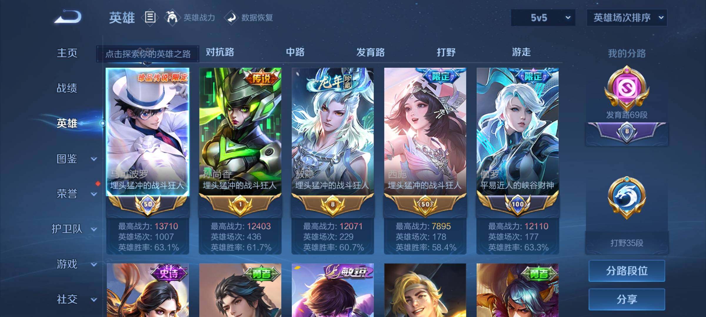 WZKG457356王者荣耀账号详情图5