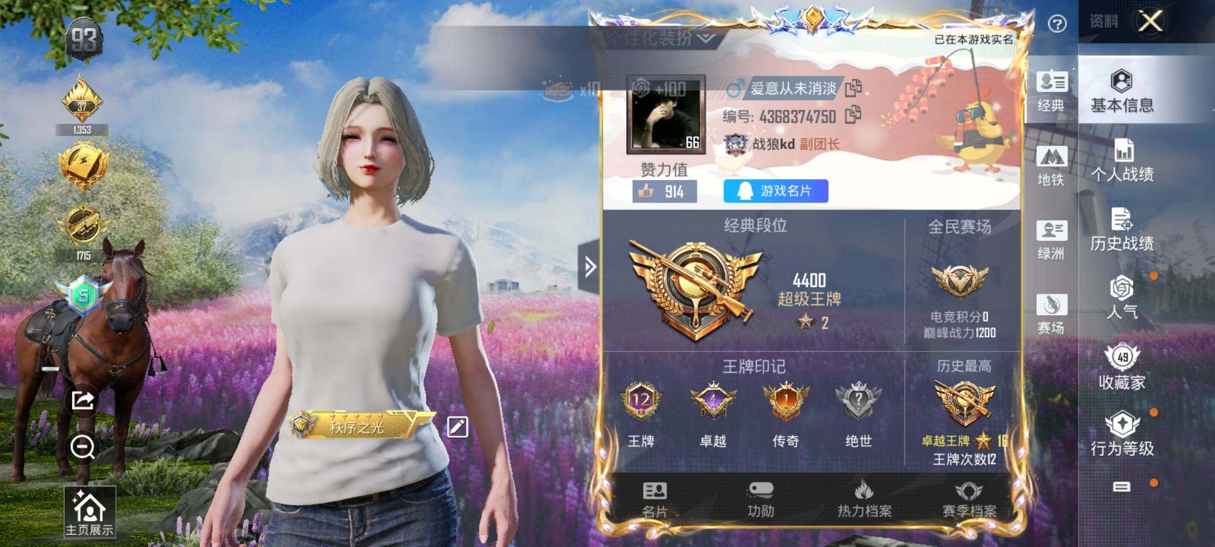 HPKG461587和平精英账号详情图15