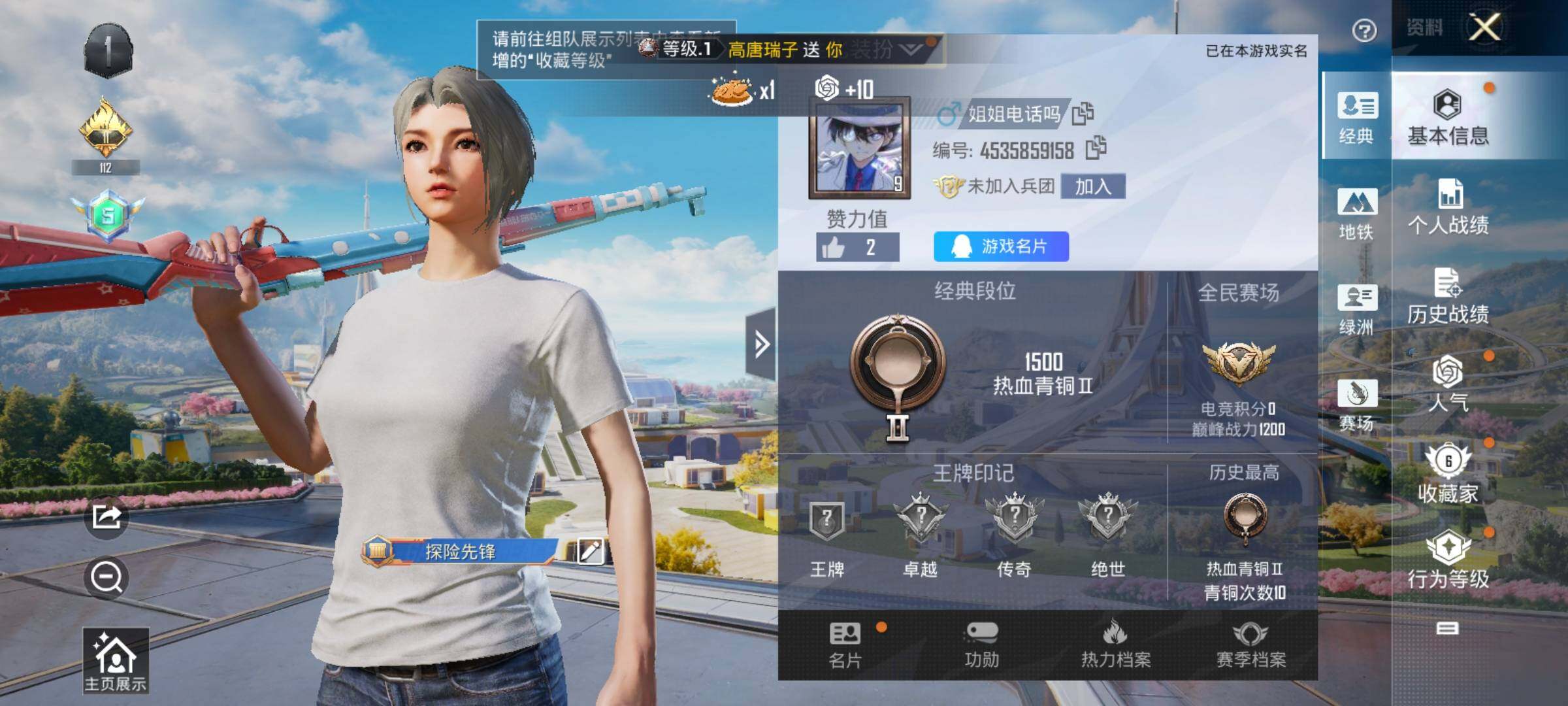 HPKG427391和平精英账号详情图9