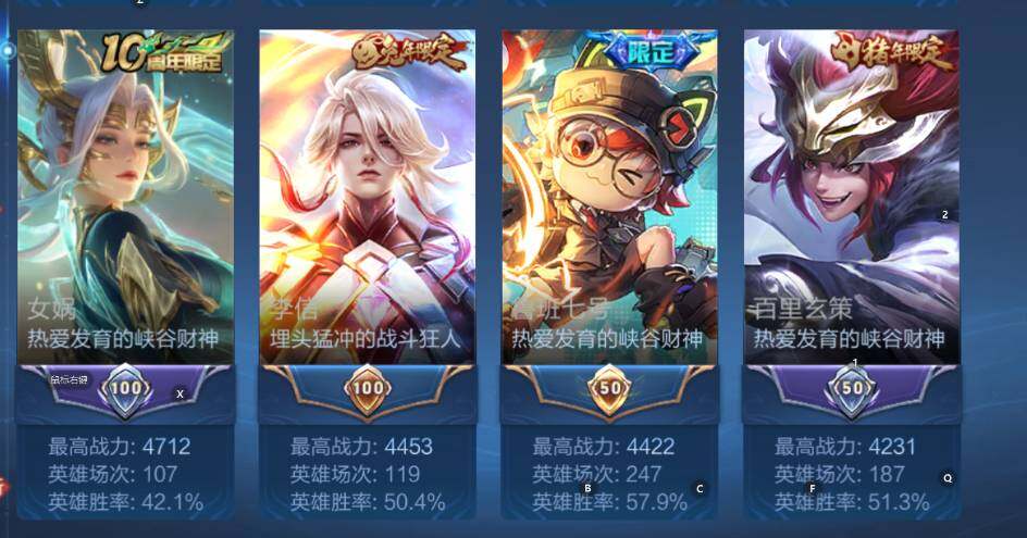 WZCMW3449108王者荣耀账号详情图14