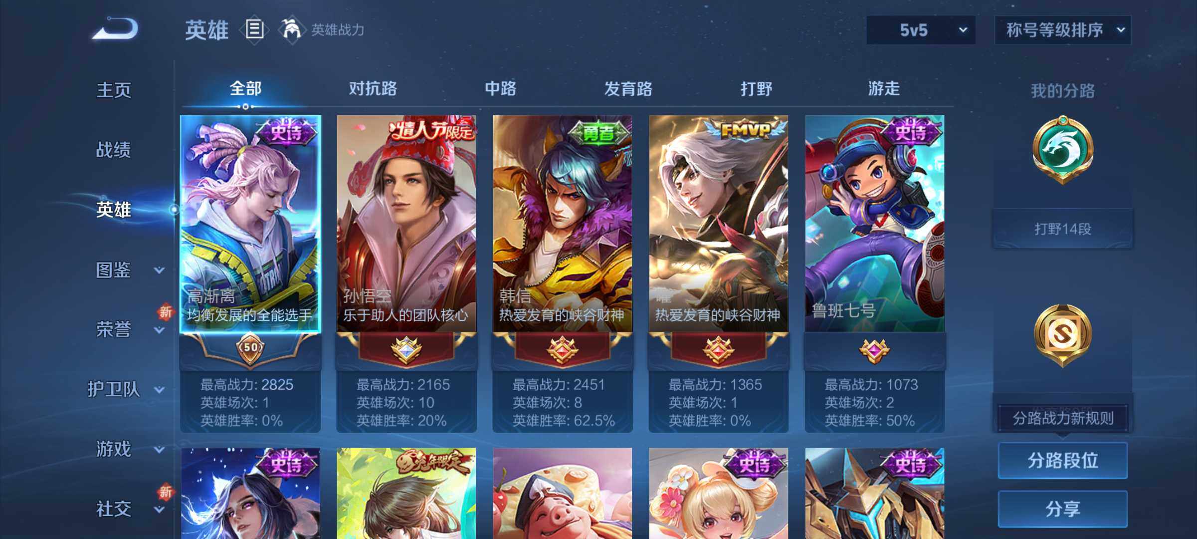 WZLE3465875王者荣耀账号详情图7