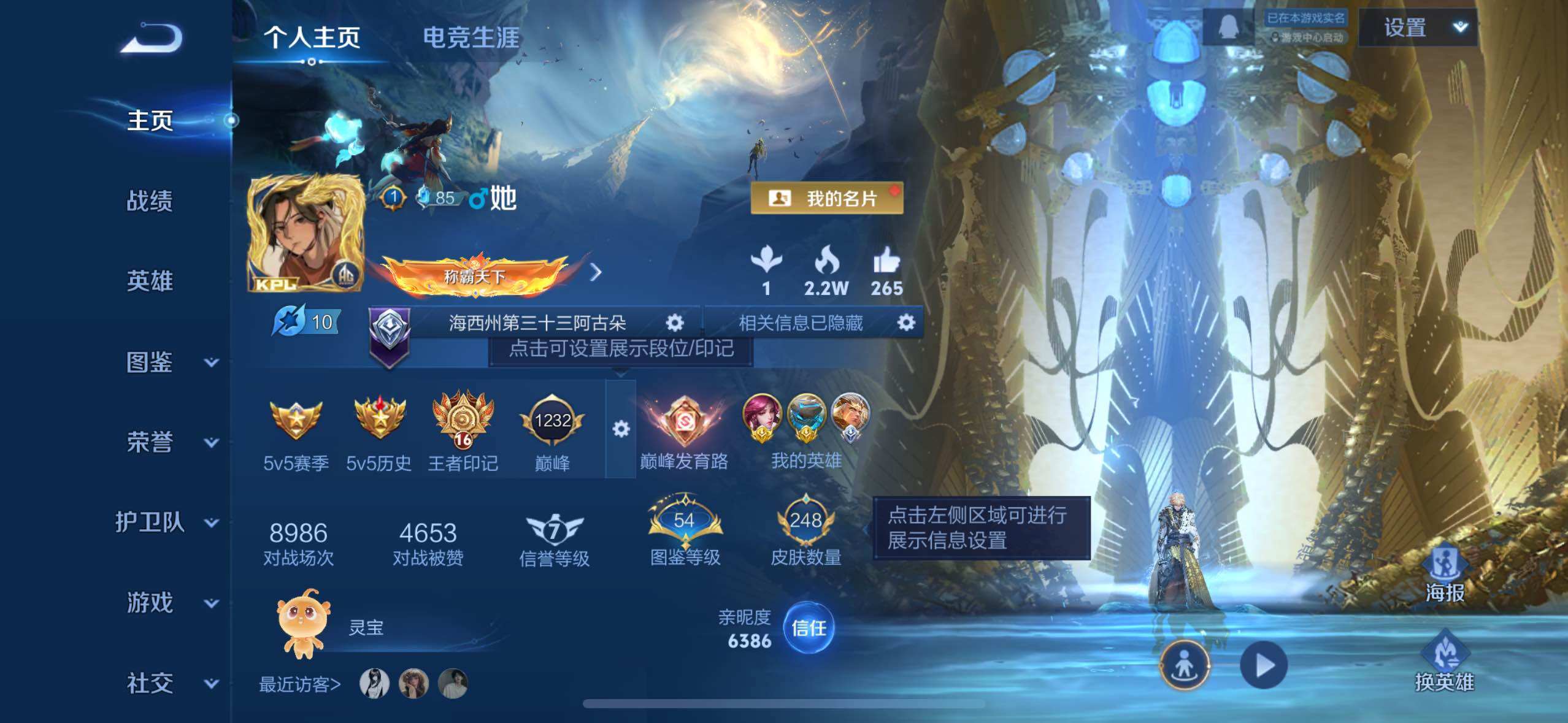 WZLE3465862王者荣耀账号详情图6