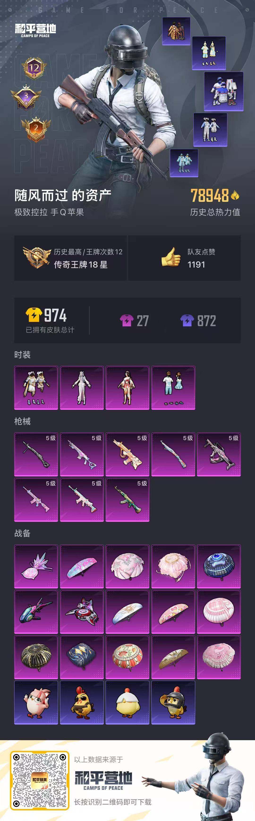 HPQM3440283和平精英账号详情图18 HPQM3440283和平精英账号详情图18