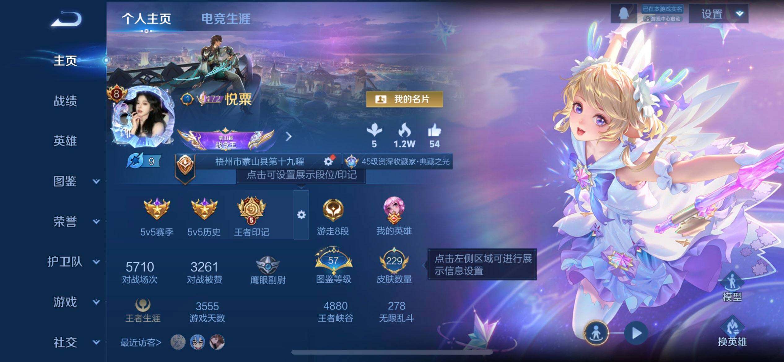 WZQM3461013王者荣耀账号详情图3