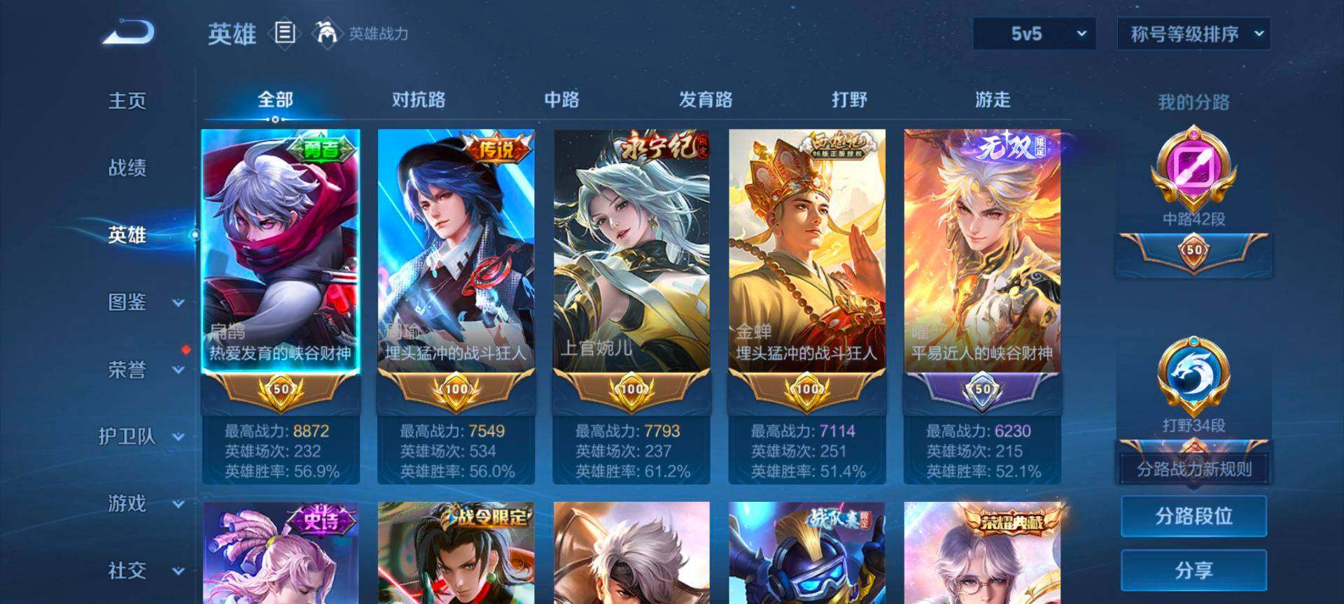 WZCMW3449944王者荣耀账号详情图3