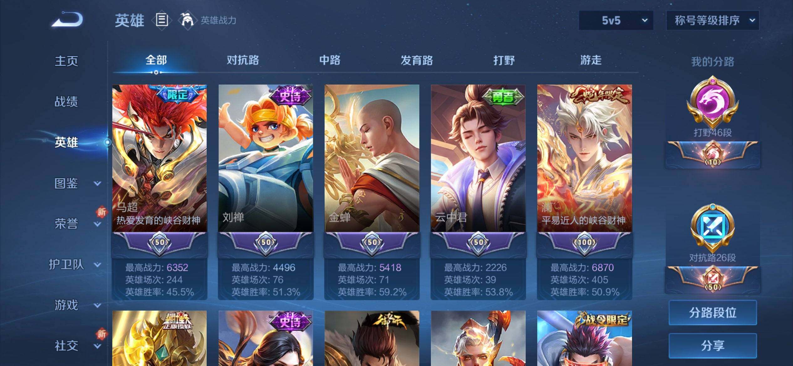 WZCMW3449955王者荣耀账号详情图5