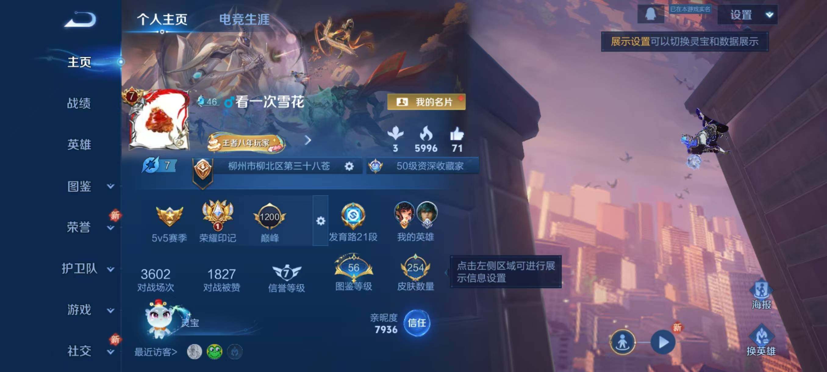 WZLX3449967王者荣耀账号详情图3