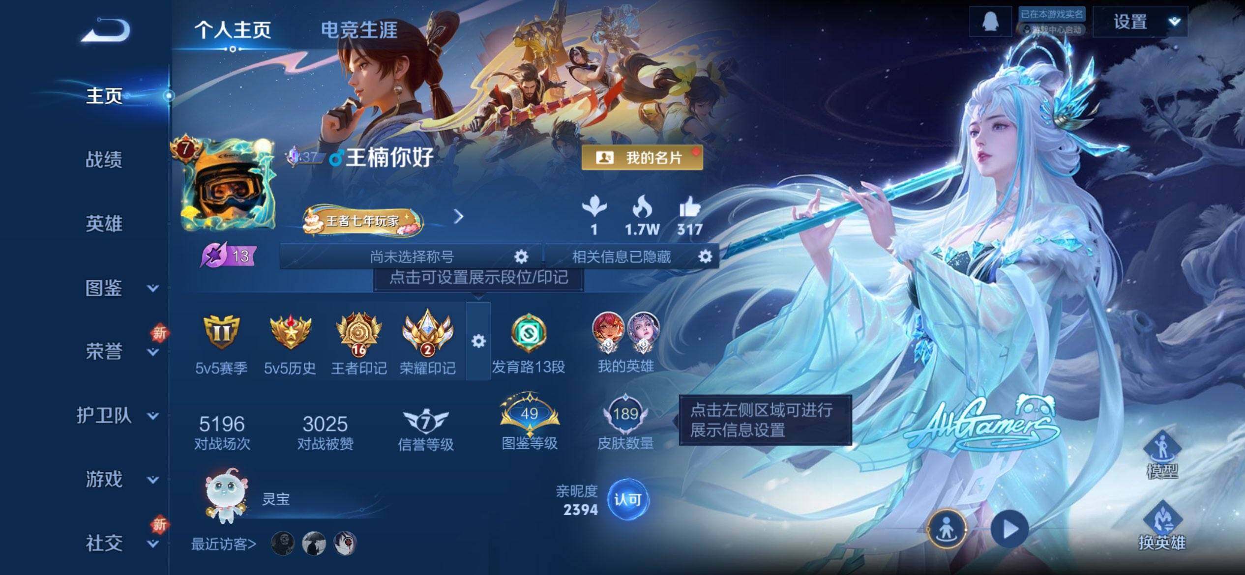 WZQM3449976王者荣耀账号详情图3