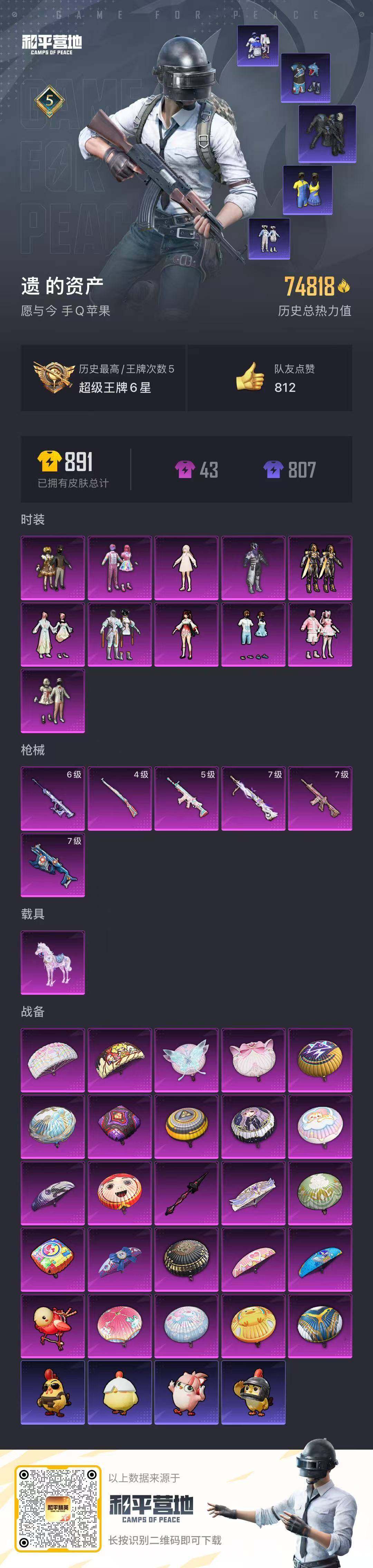 HPQM3440470和平精英账号详情图27