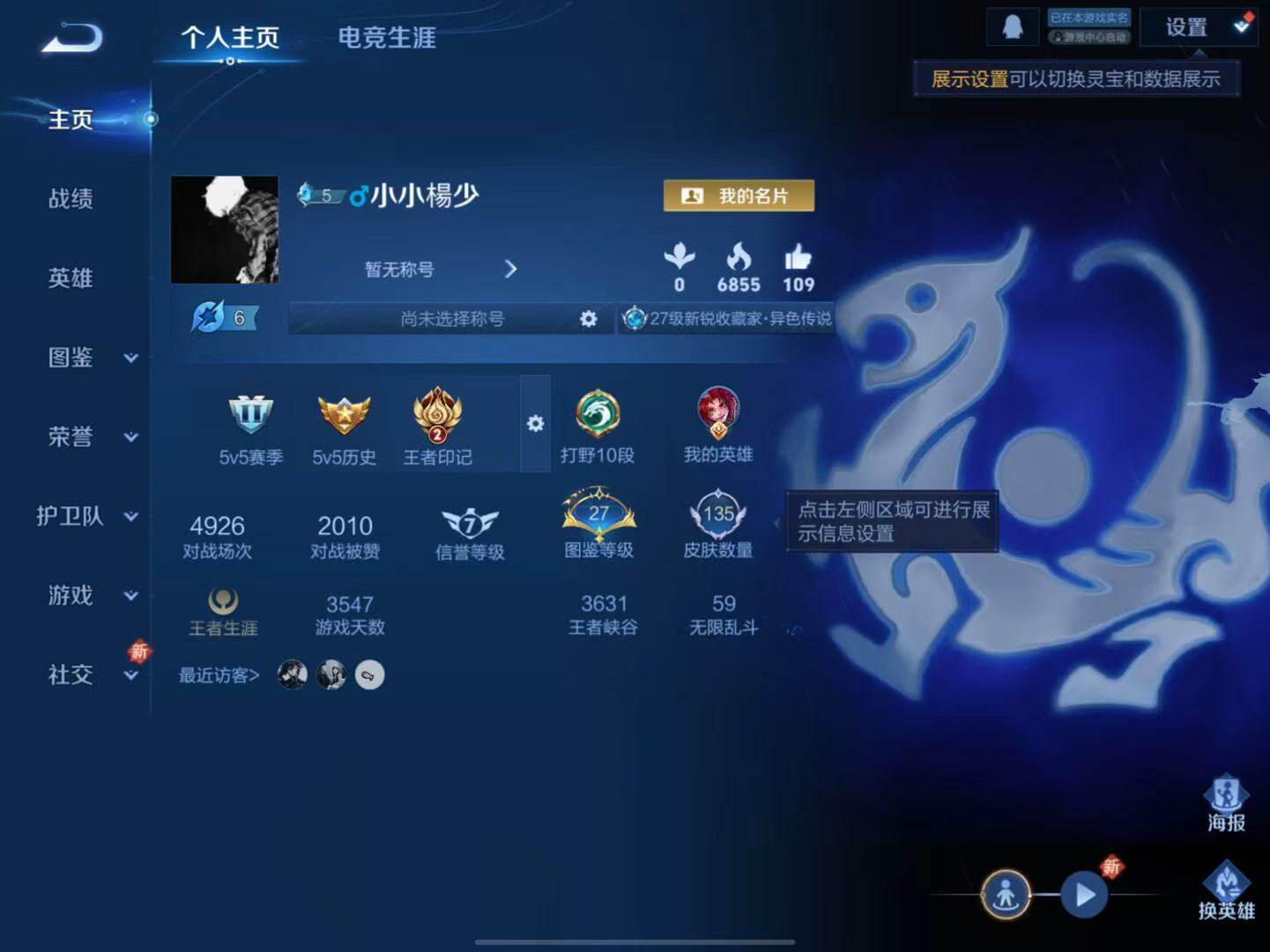 WZLX3450073王者荣耀账号详情图3