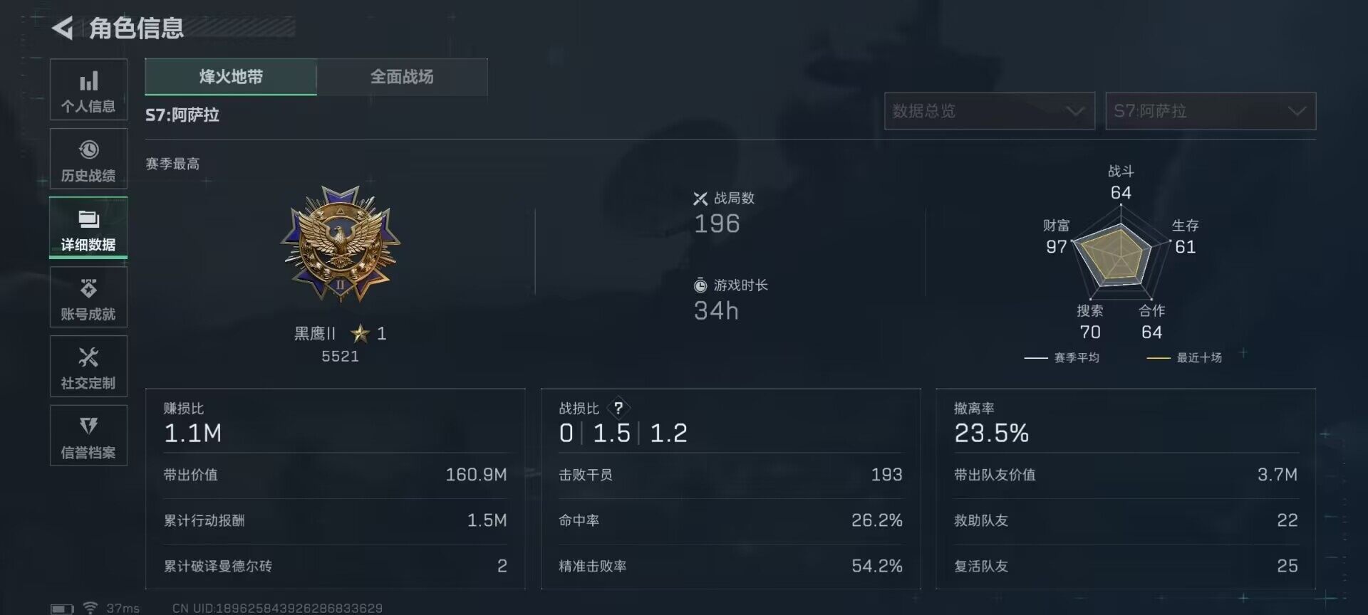 SJZQM393736三角洲行动账号详情图17