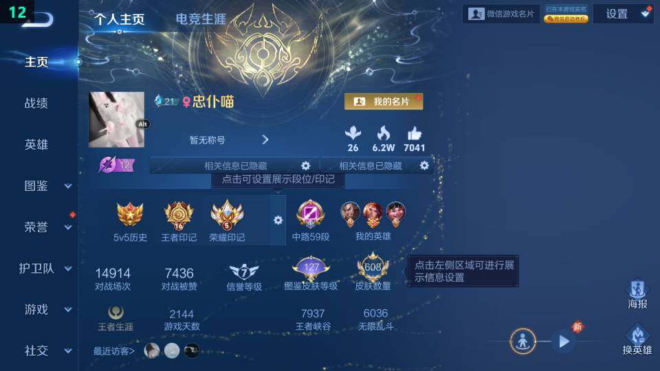 WZ03410323王者荣耀账号详情图12