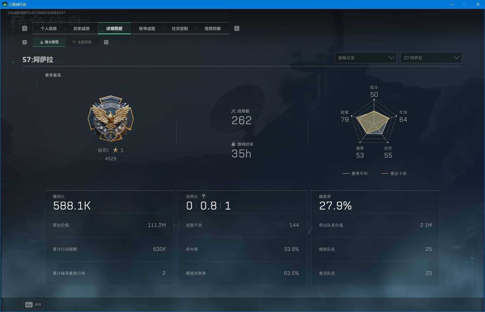 SJZEY394101三角洲行动账号详情图5