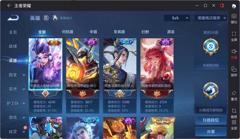 WZLX3454374王者荣耀账号详情图7