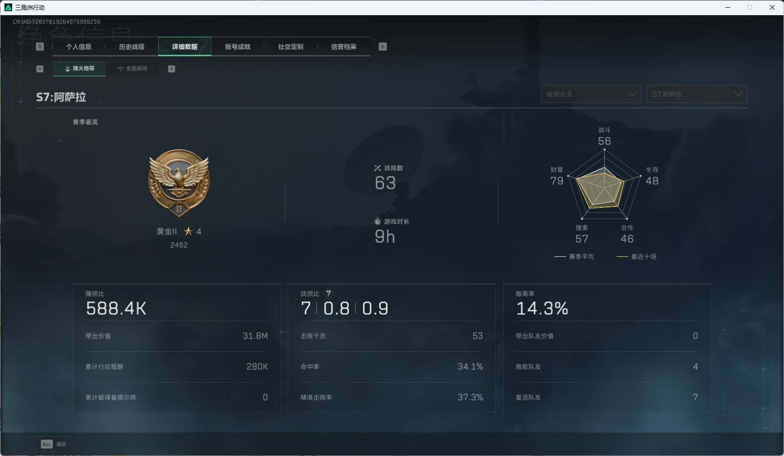 SJZEY394806三角洲行动账号详情图4