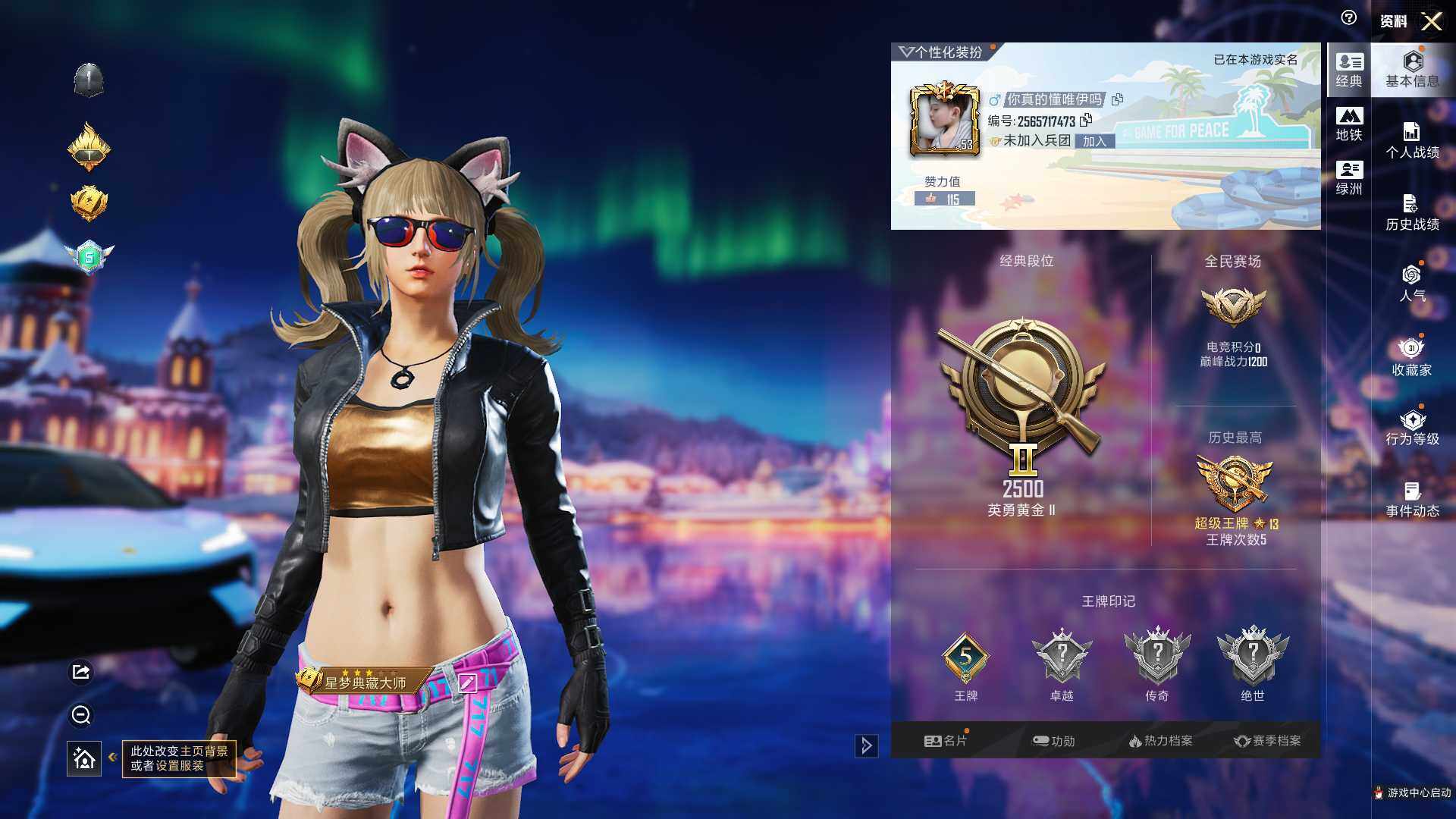 HPCMW3442069和平精英账号详情图6