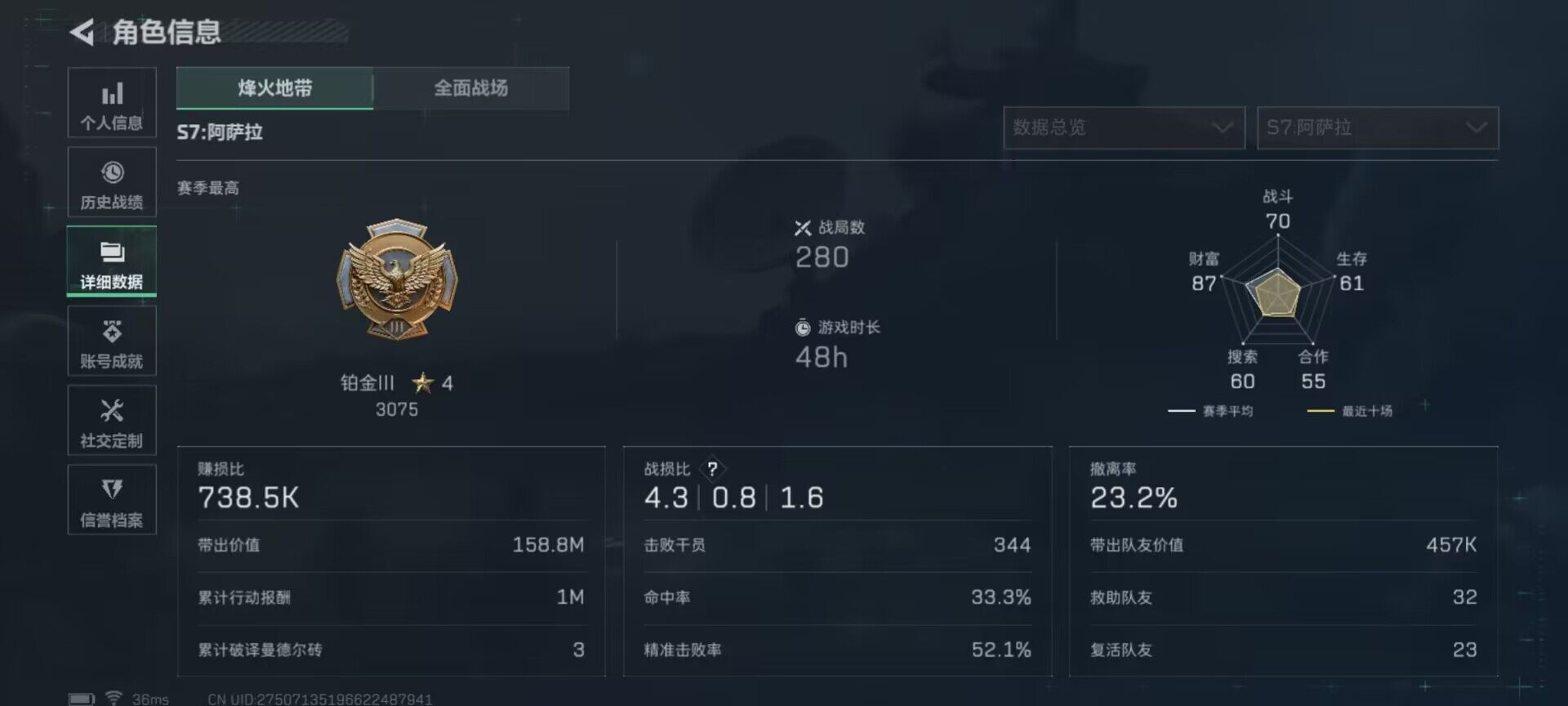 SJZEY394898三角洲行动账号详情图10