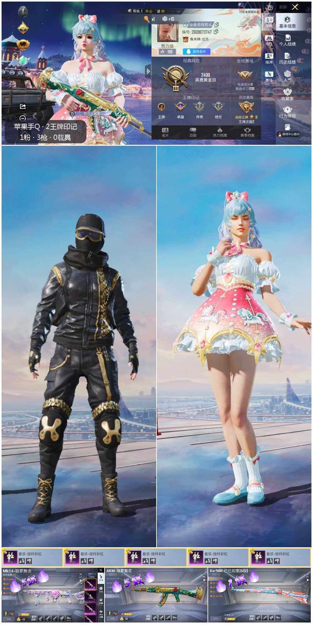 HPCMW3442946和平精英账号详情图3