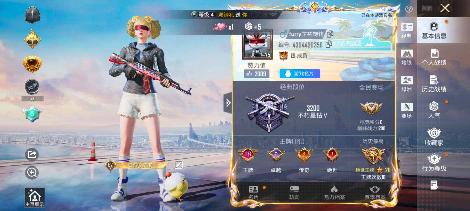 HPCMW3442684和平精英账号详情图2