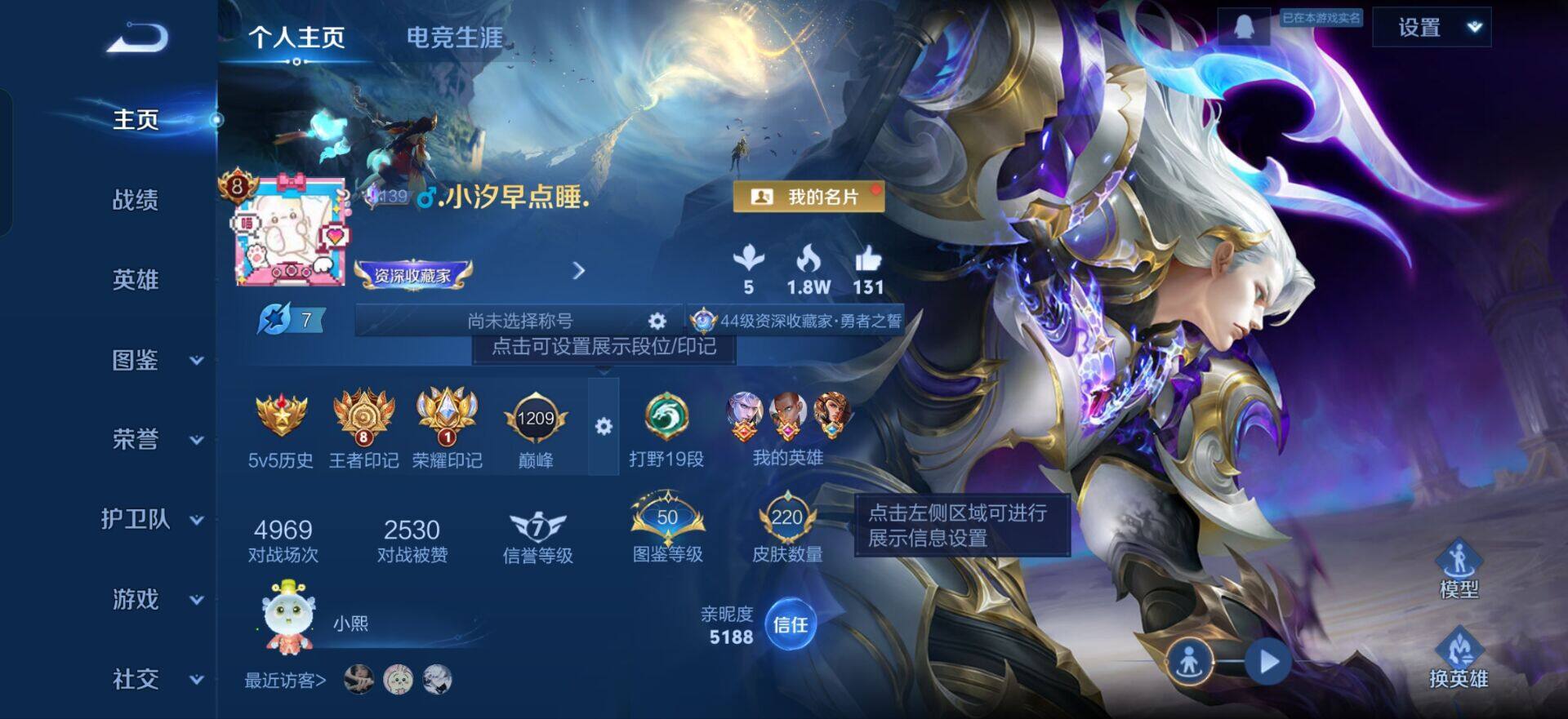 WZQM3460996王者荣耀账号详情图3