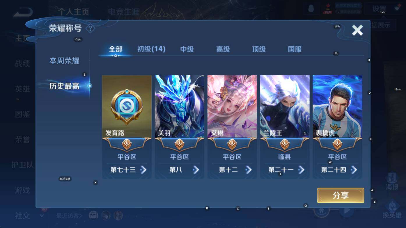 WZCMW3455746王者荣耀账号详情图13