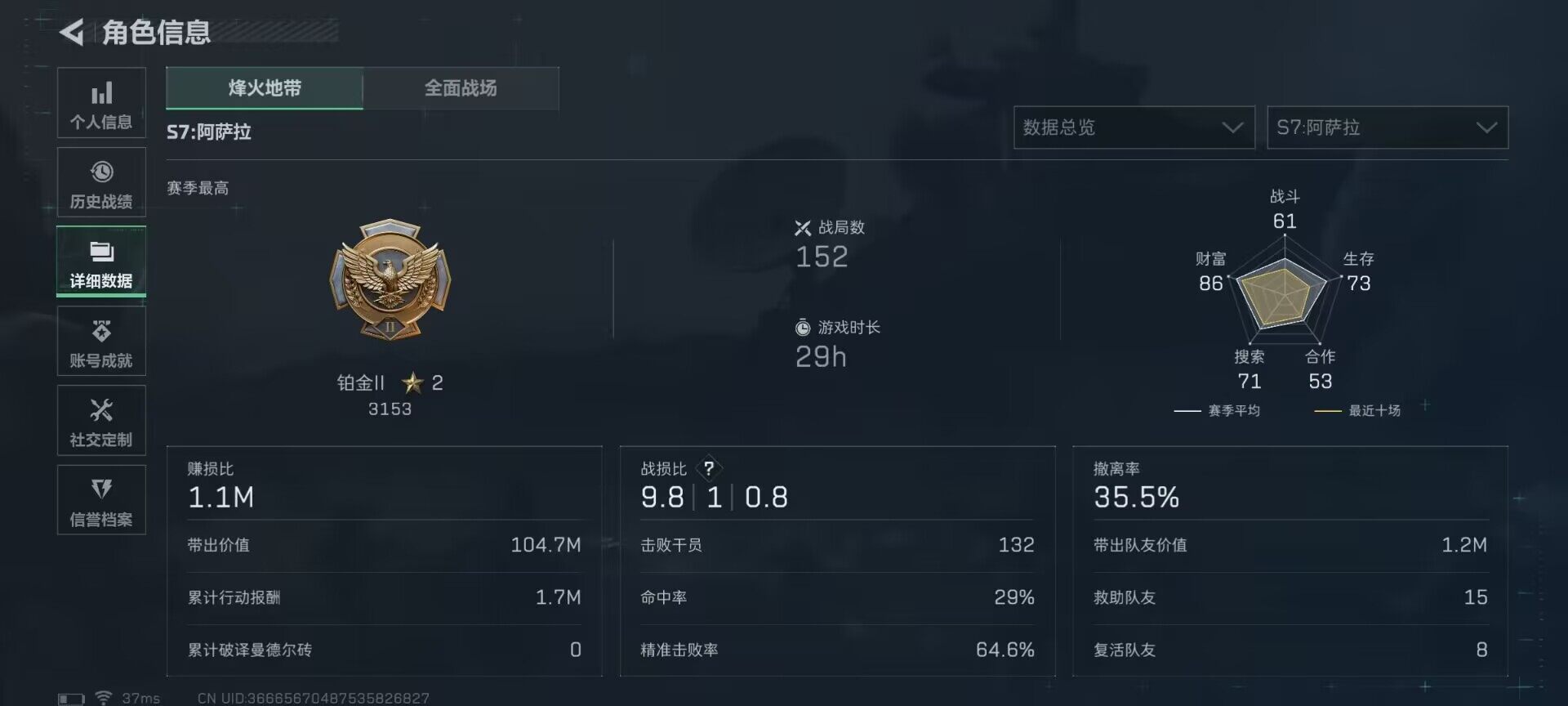 SJZEY395348三角洲行动账号详情图7