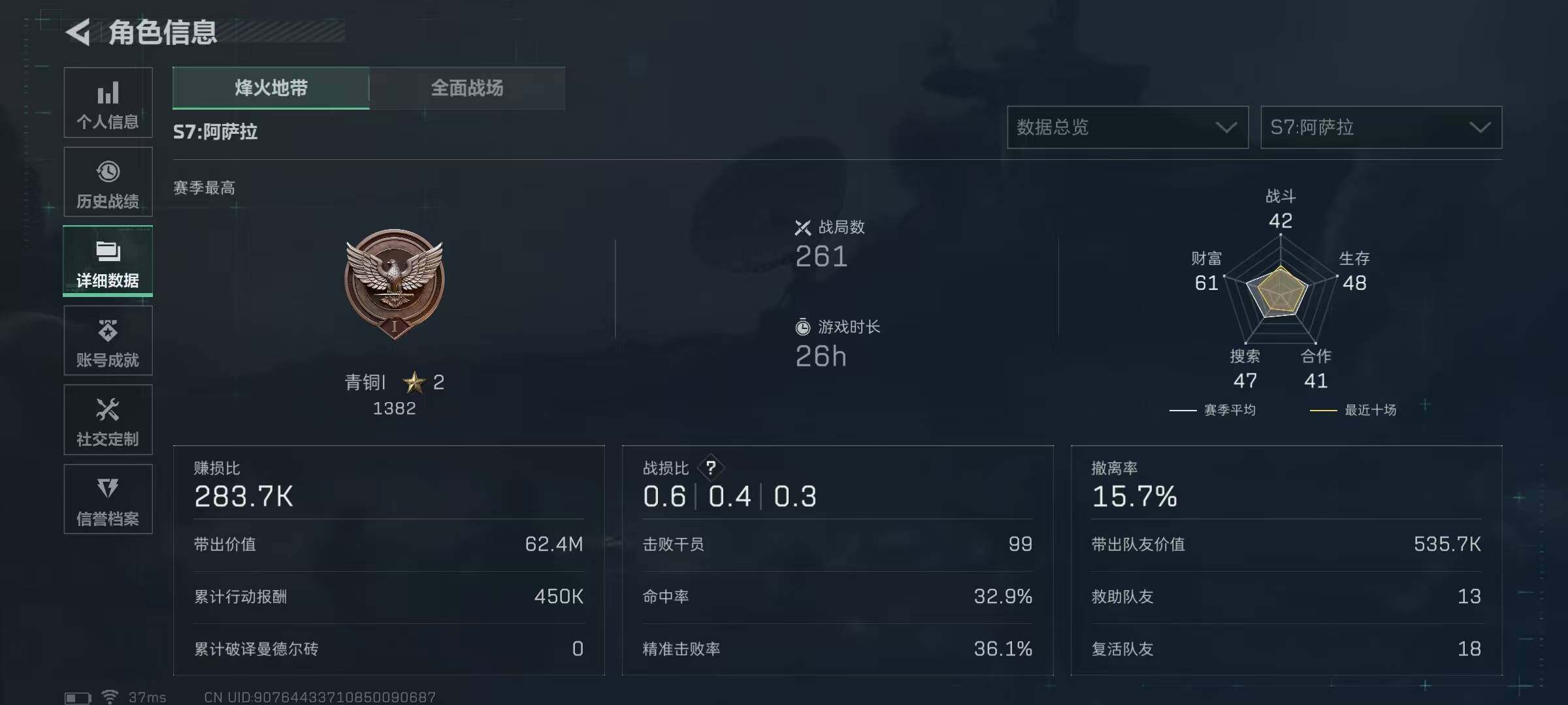 SJZEY398573三角洲行动账号详情图4