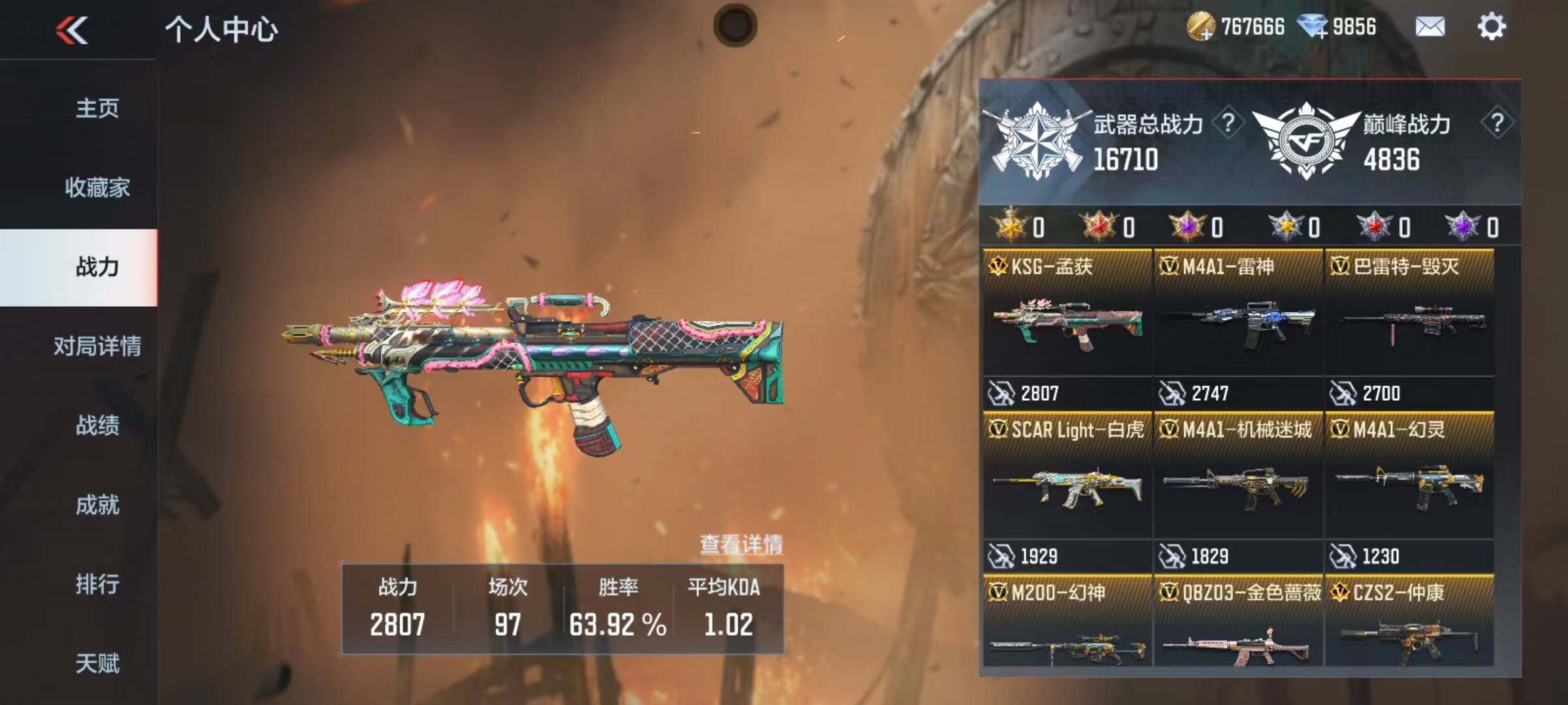 CFMEY372327枪战王者账号详情图4