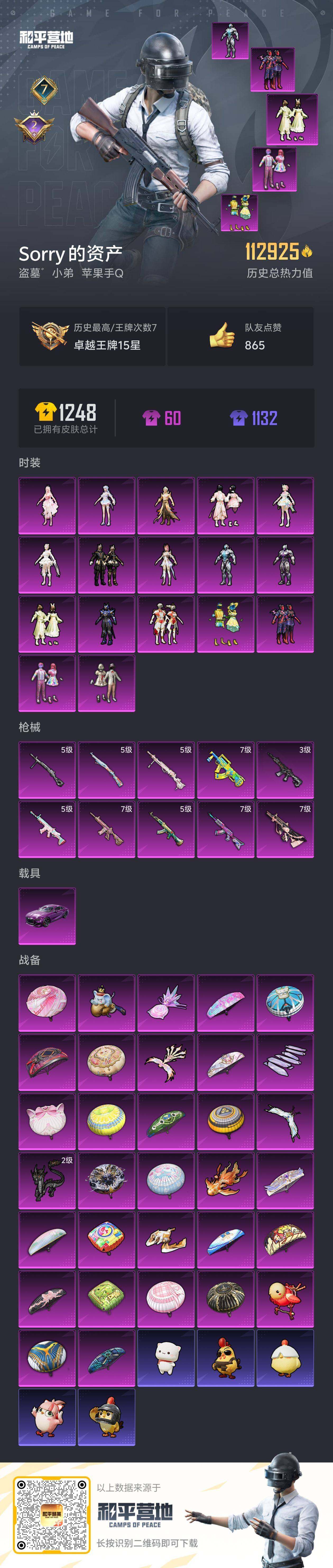 HPQM3443096和平精英账号详情图4