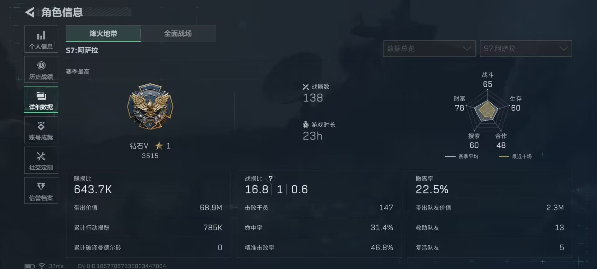 SJZEY395997三角洲行动账号详情图16