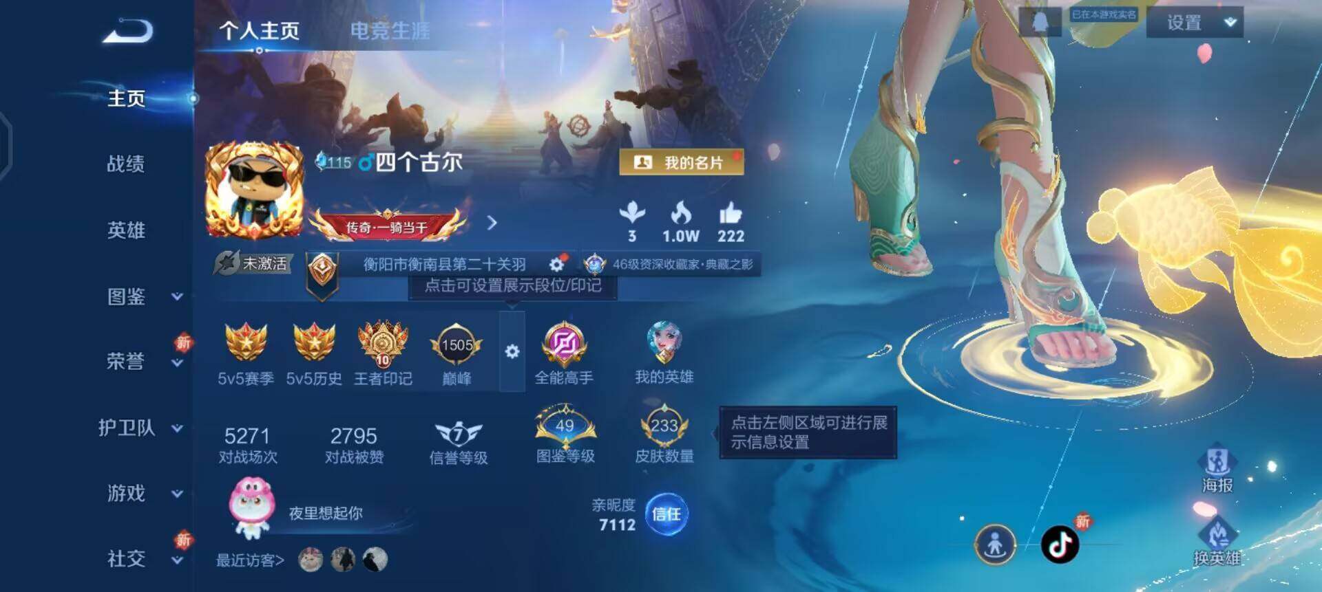 WZQM3466643王者荣耀账号详情图3