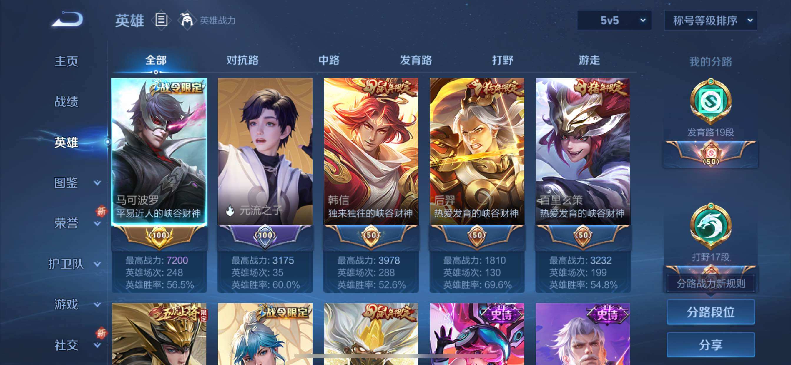 WZCMY3460375王者荣耀账号详情图3