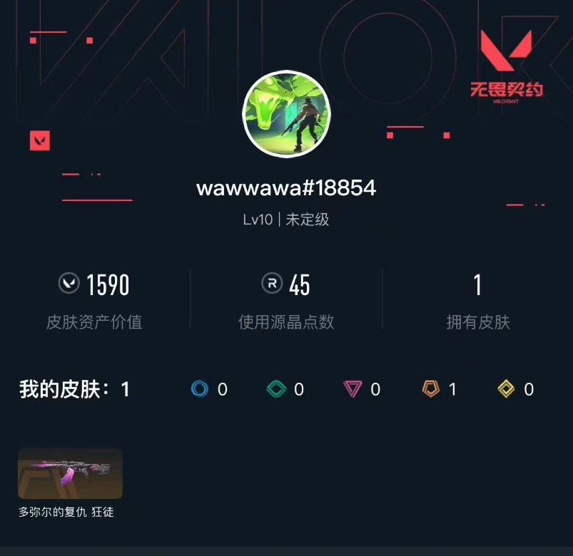 WWQXL331532无畏契约账号详情图3