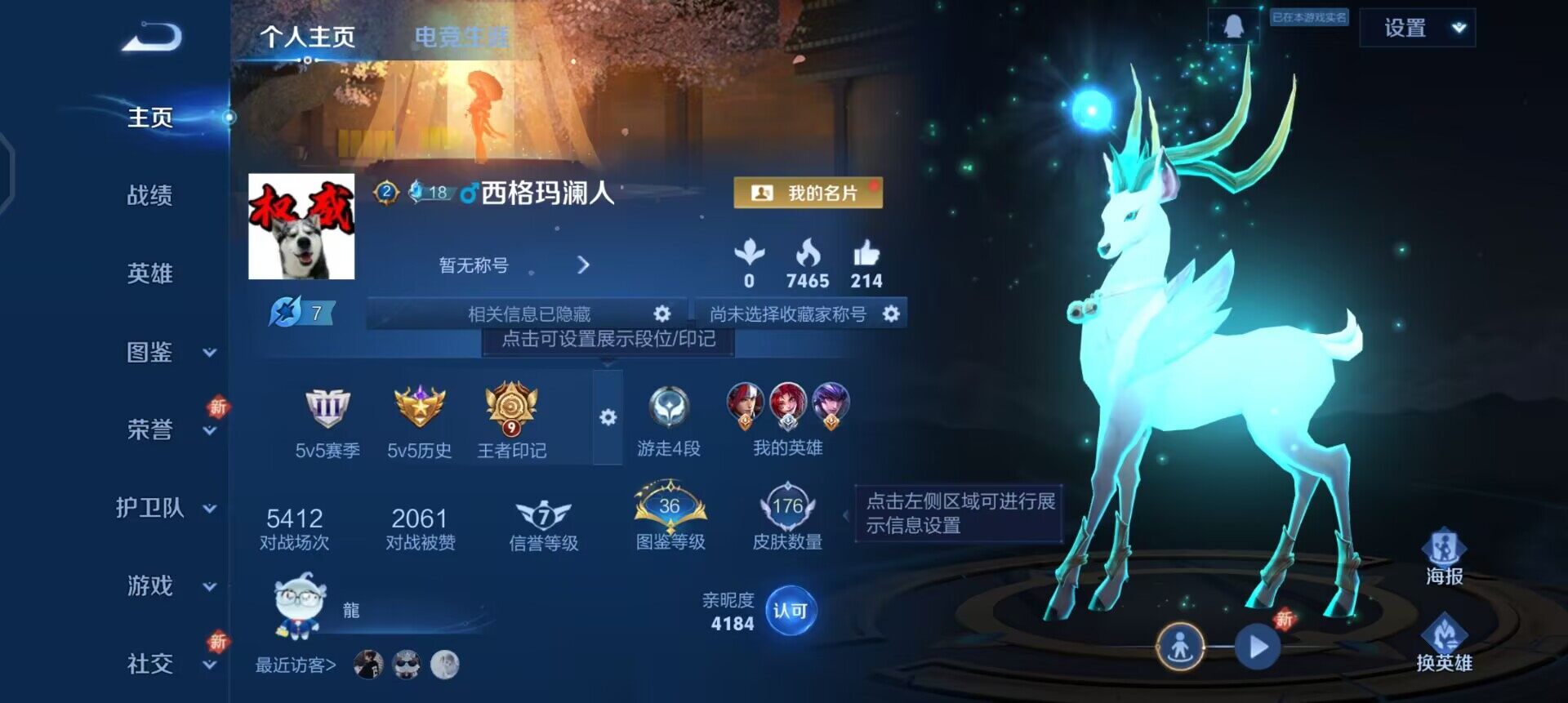 WZQM3460859王者荣耀账号详情图3