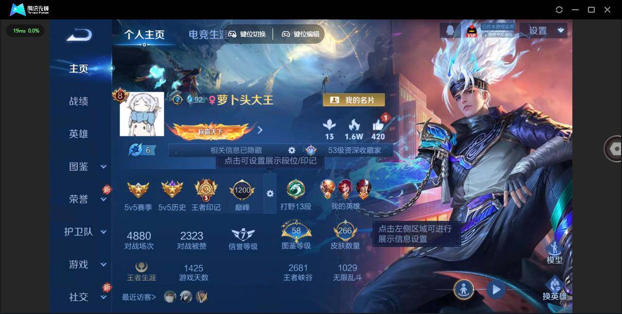 WZLE3460960王者荣耀账号详情图8