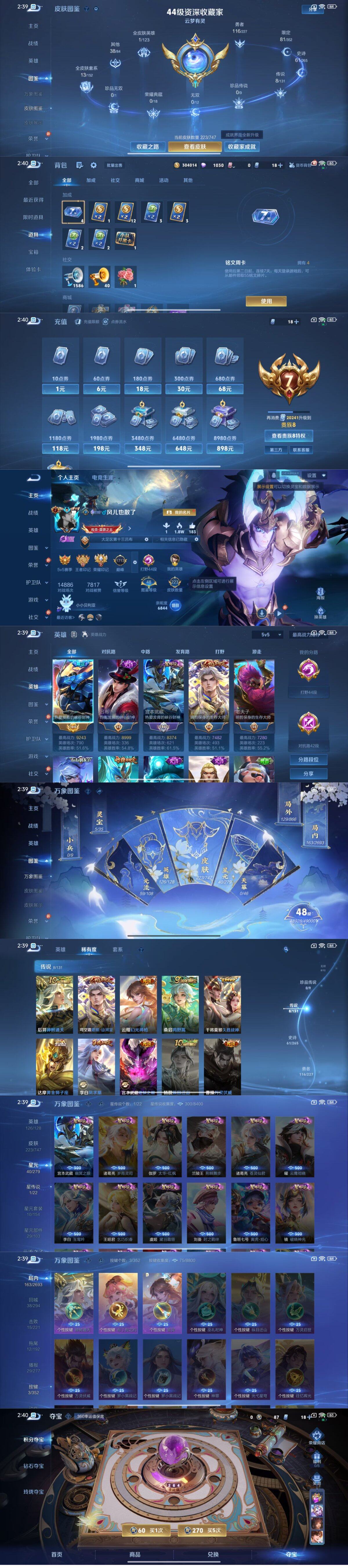 WZLX3457453王者荣耀账号详情图2