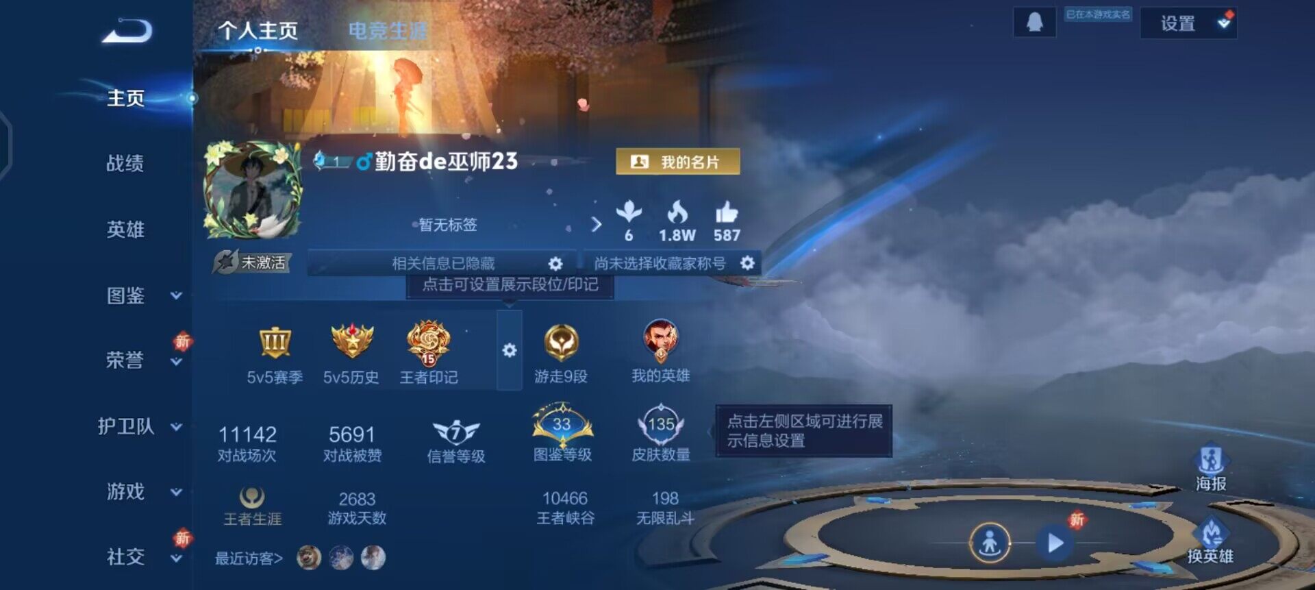 WZQM3466330王者荣耀账号详情图3