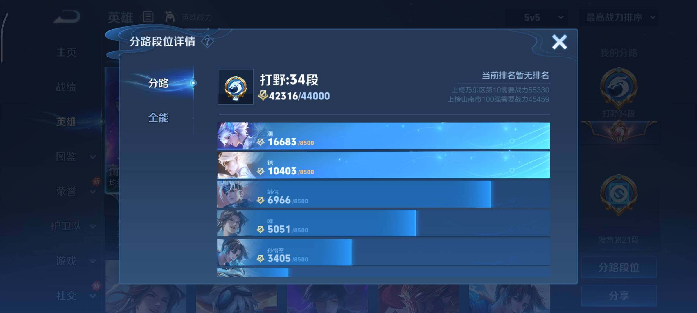 WZCMY3460382王者荣耀账号详情图4