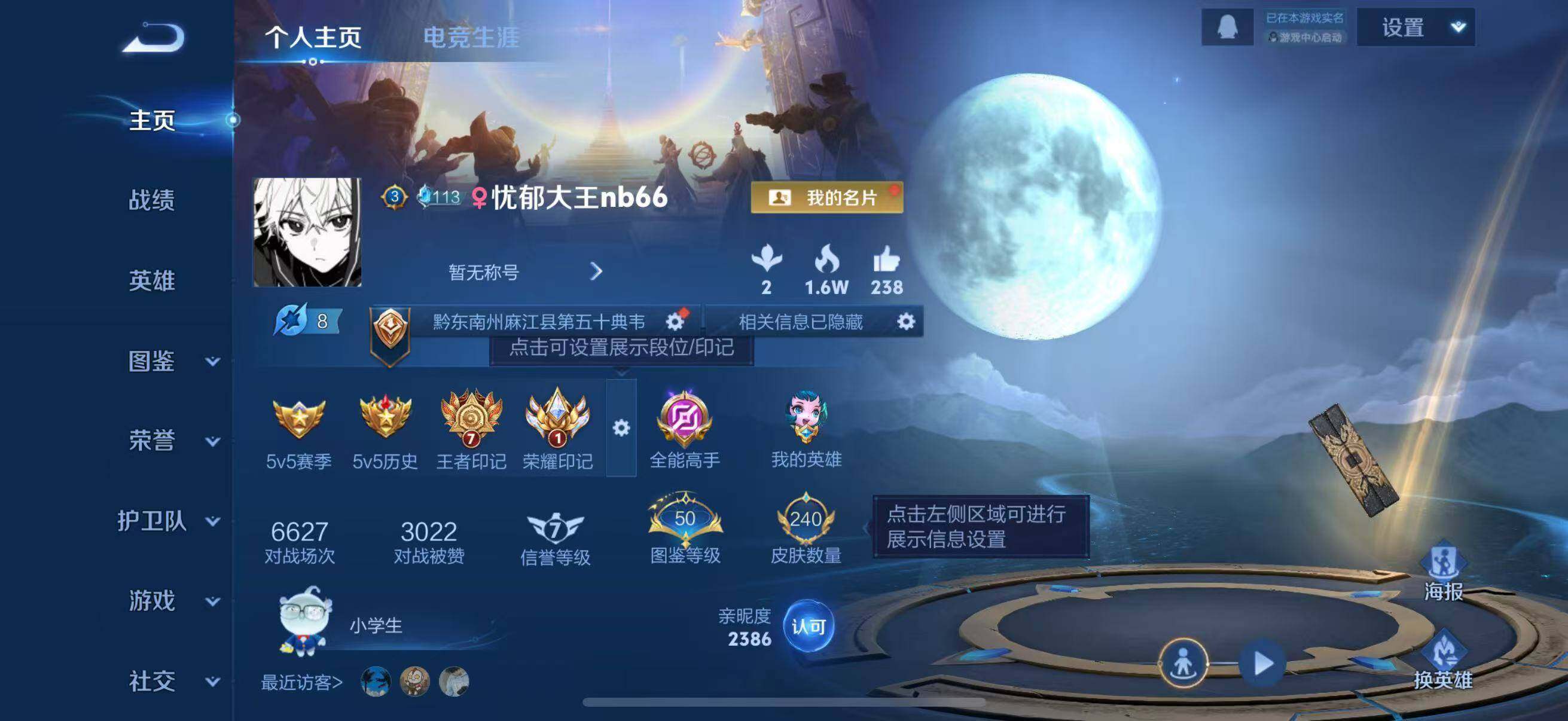 WZJZ3464048王者荣耀账号详情图6