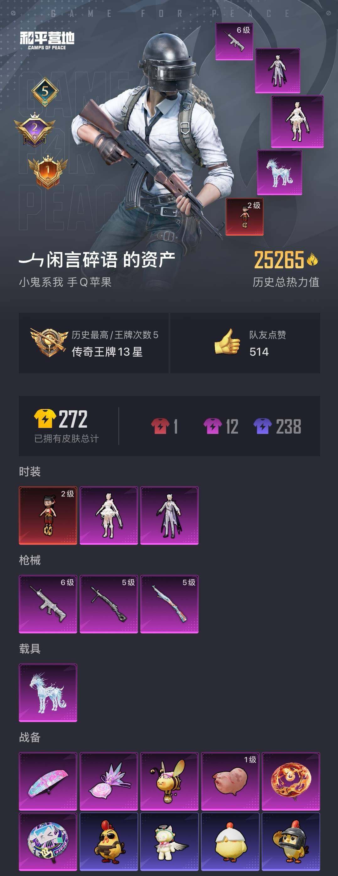 HPQM3446777和平精英账号详情图6