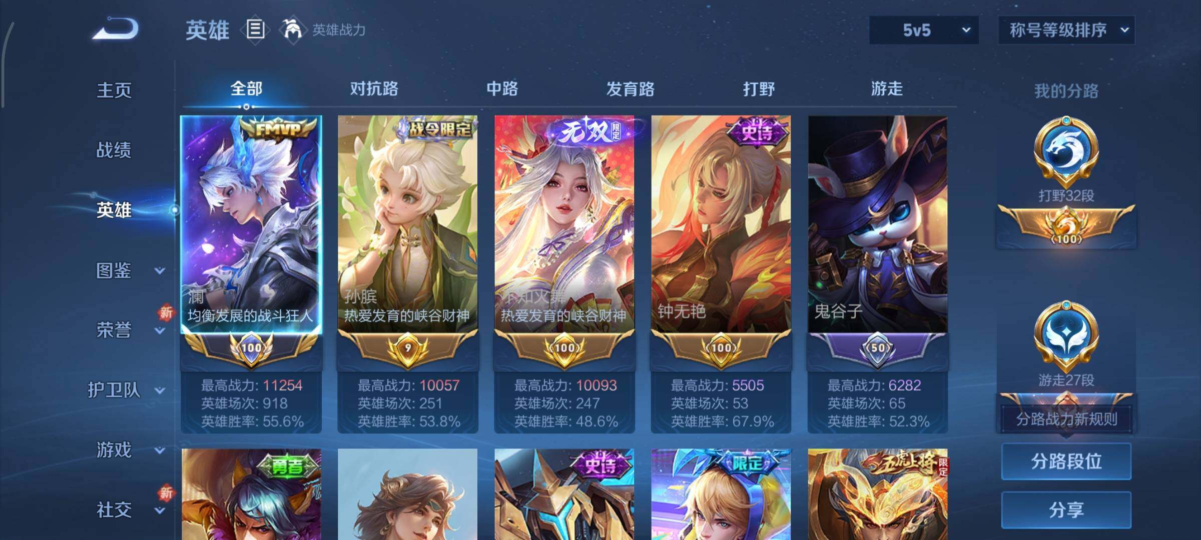 WZCMY3460285王者荣耀账号详情图3