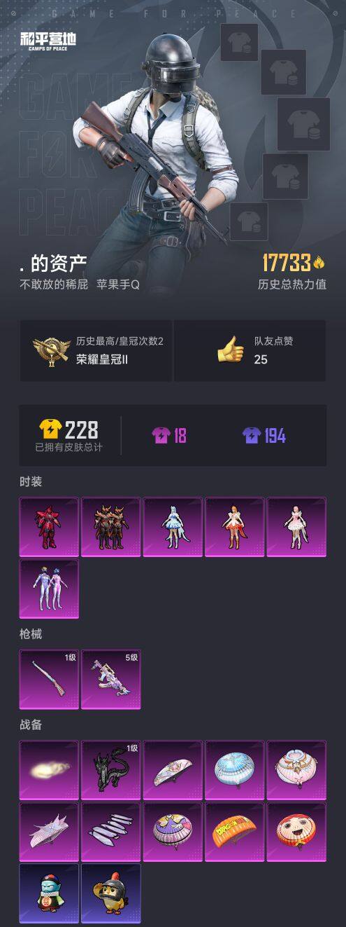 HPCMW3443913和平精英账号详情图4