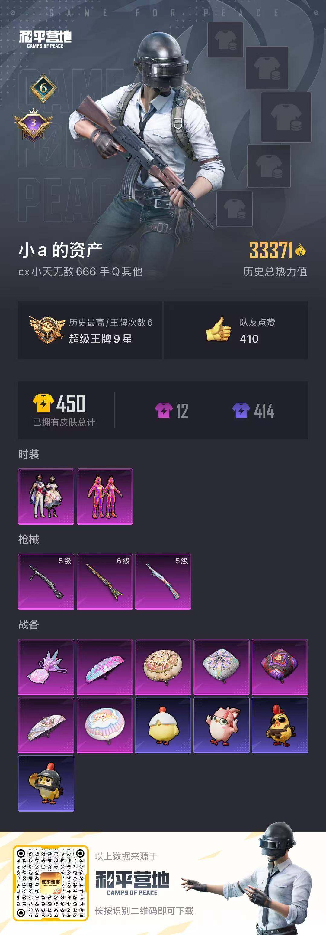 HPCMW3444248和平精英账号详情图3