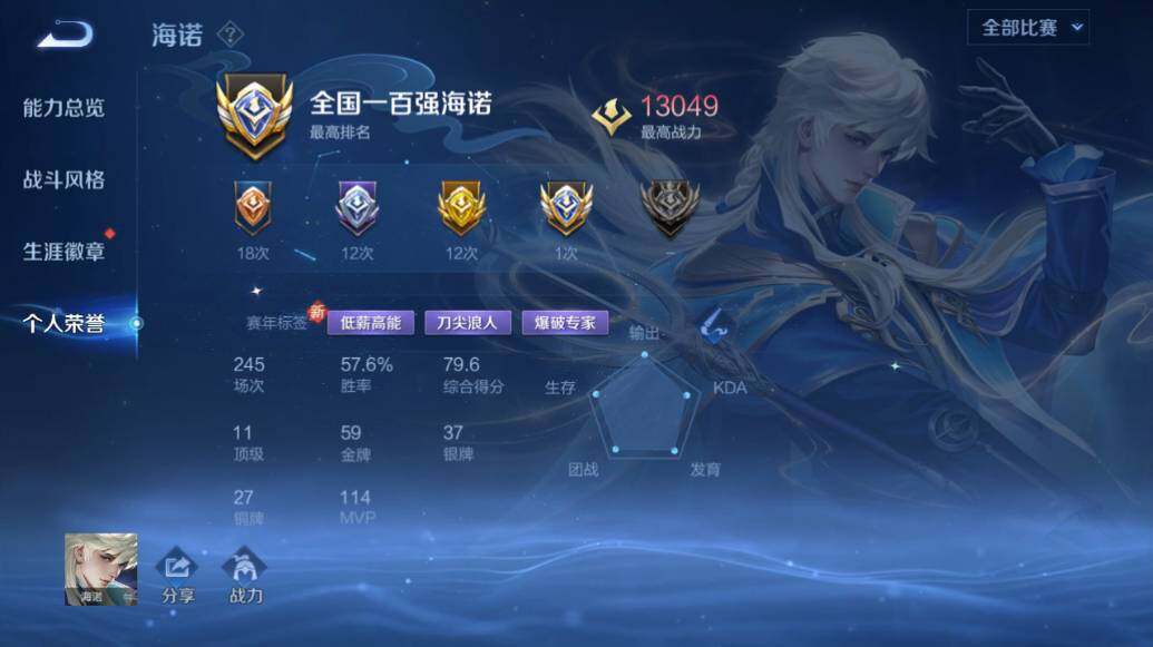 WZLX3481544王者荣耀账号详情图27