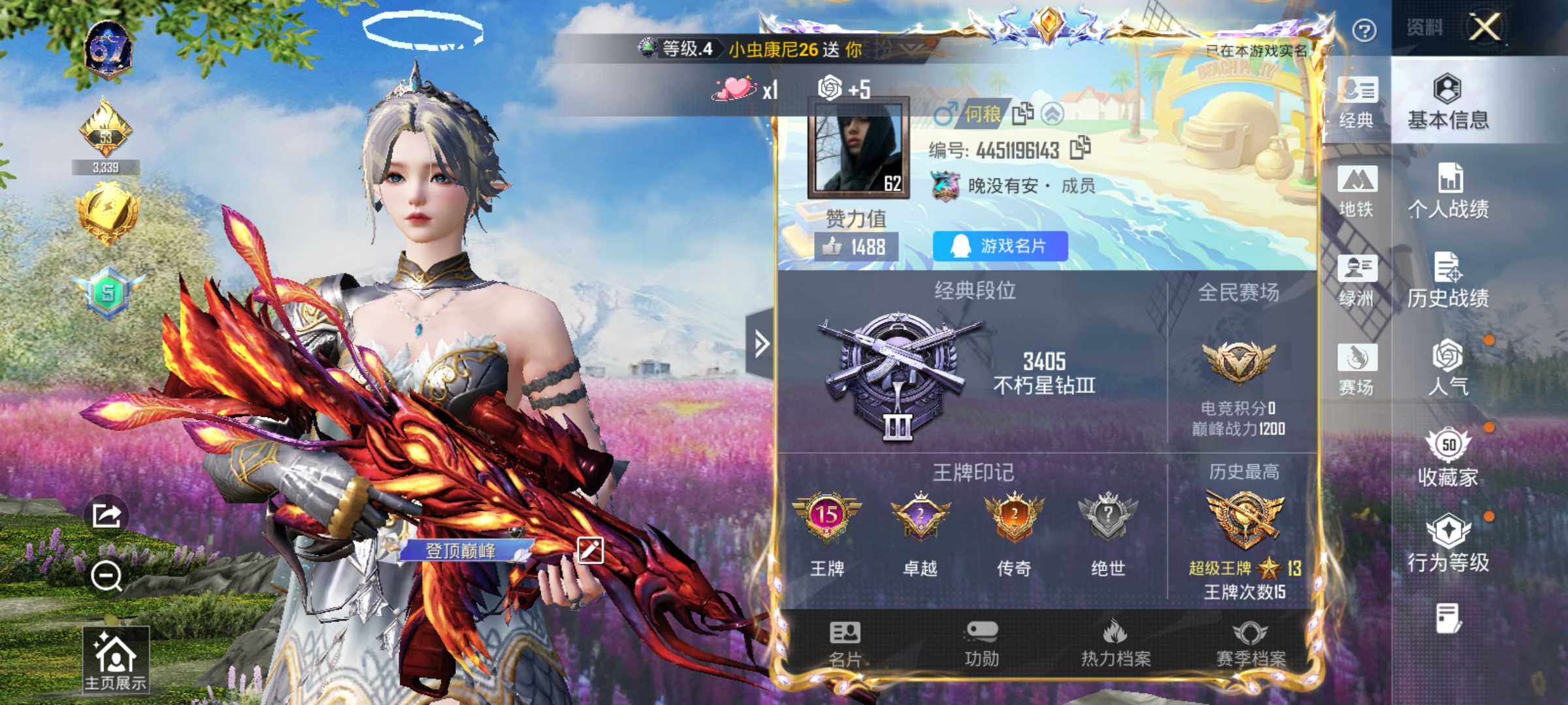 HPLE3445401和平精英账号详情图11