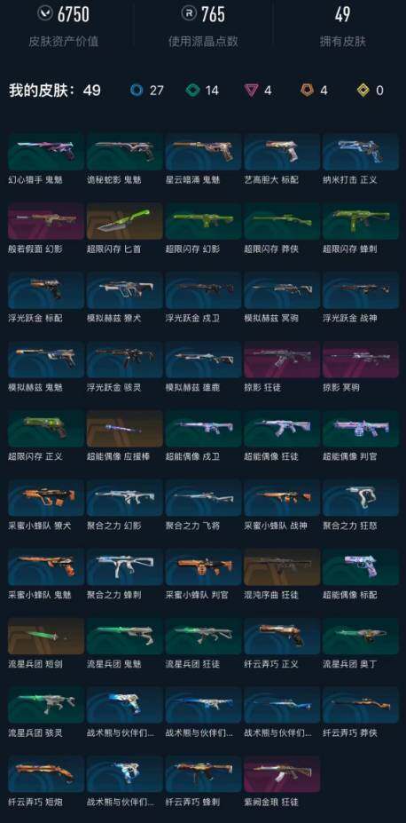 WWQEY331829无畏契约账号详情图7 WWQEY331829无畏契约账号详情图7