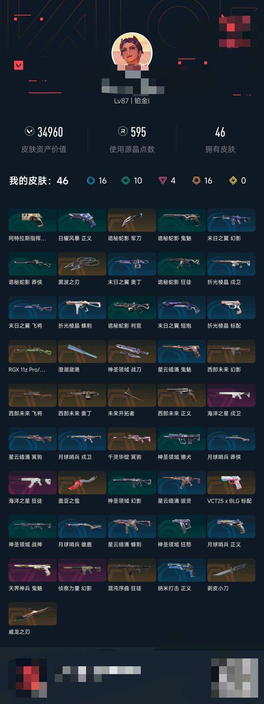 WWQEY331828无畏契约账号详情图4 WWQEY331828无畏契约账号详情图4