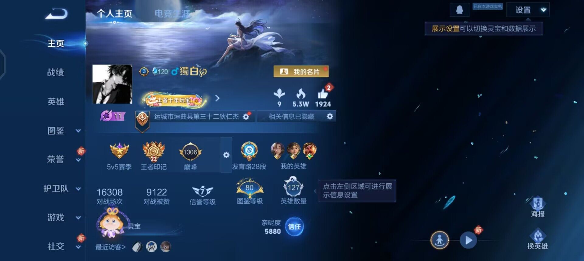 WZQM3466665王者荣耀账号详情图3